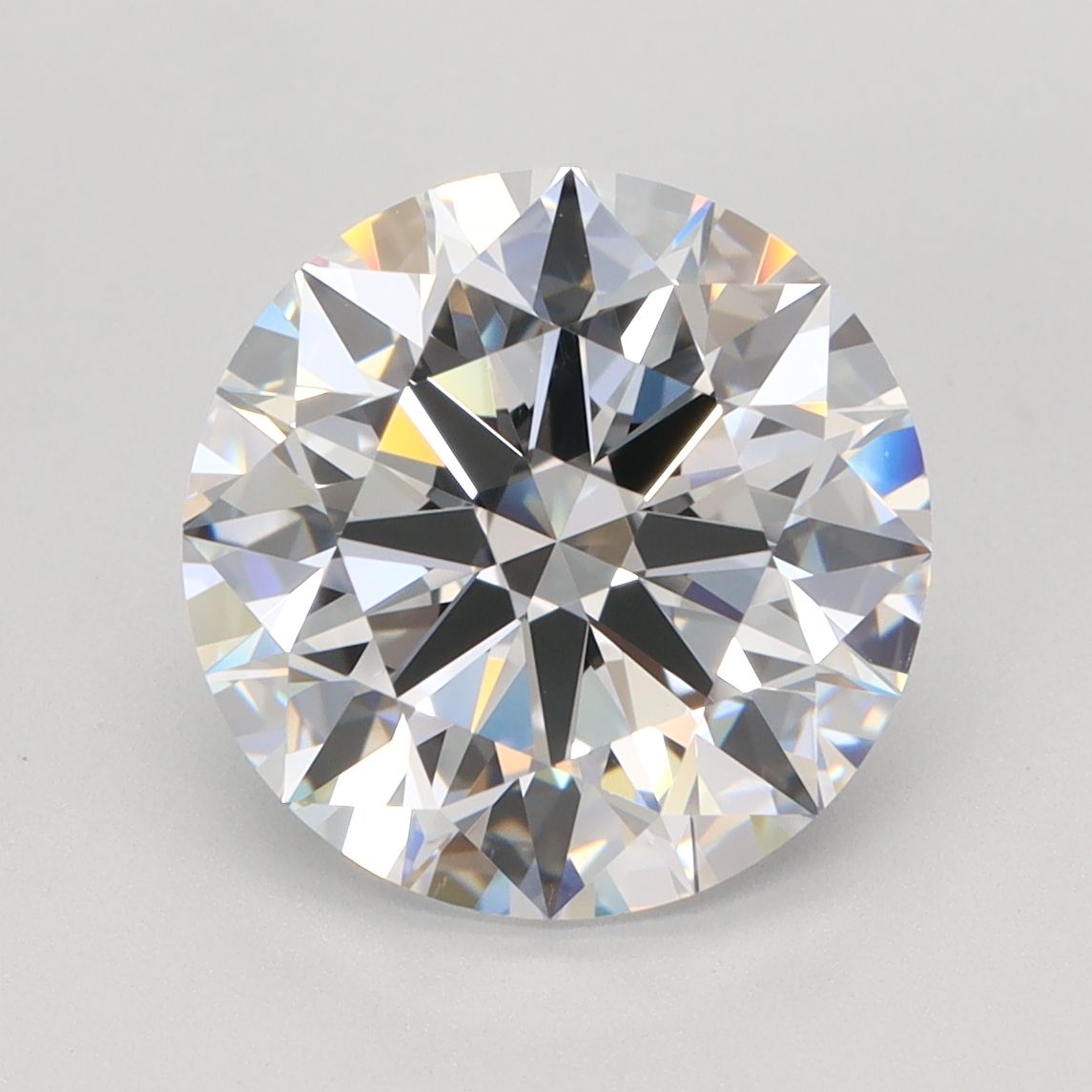 Diamant Rond 4.11 ct - Couleur D - Pureté VVS2