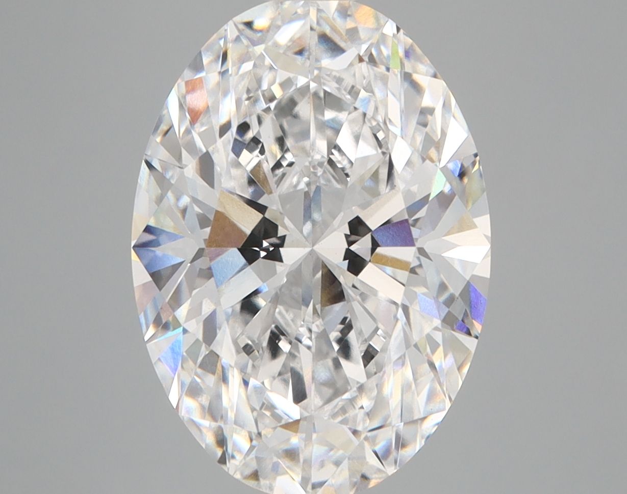 5.12 ct. oval Lab Grown Diamond front image