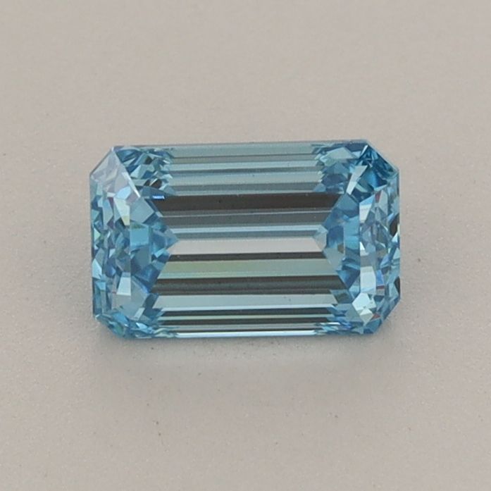 0.7 CT Fancy Vivid Blue EMERALD