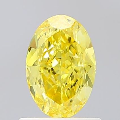 1.02 CT Fancy Vivid Yellow OVAL