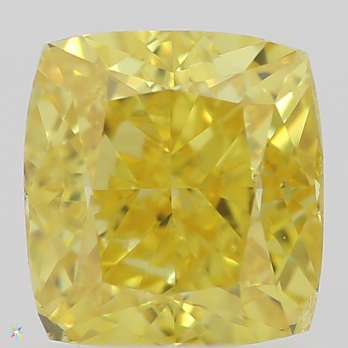 Diament 0.5 ct Fancy Vivid Yellow/VS2