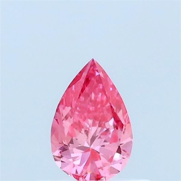 0.32 CT Fancy Vivid Pink PEAR