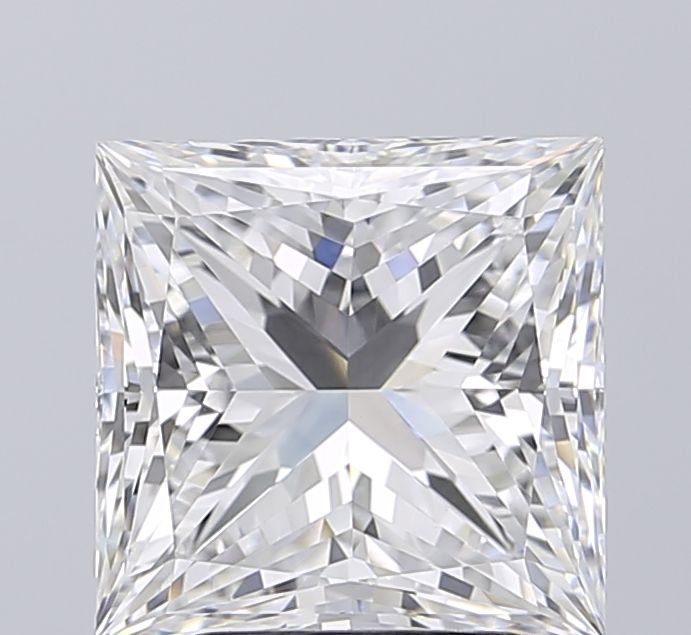 4.02 ct. princess Lab Grown Diamond front image