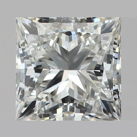 1.21 ct. princess Lab Grown Diamond front image