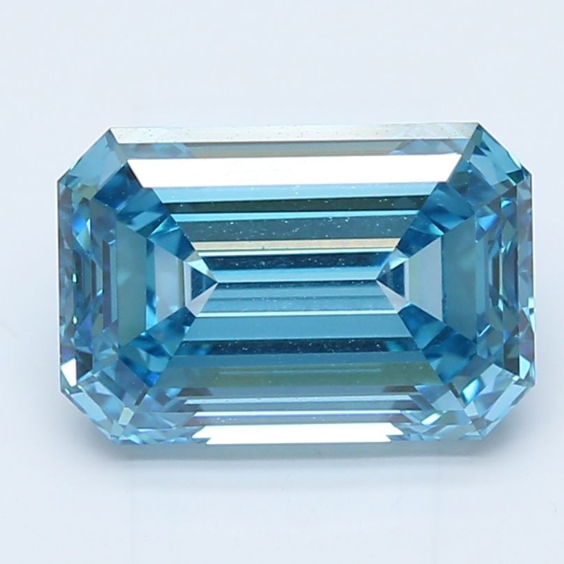 4.30 ct. emerald Lab Grown Diamond front image