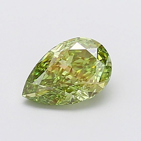 1.05 CT Fancy Vivid Green PEAR