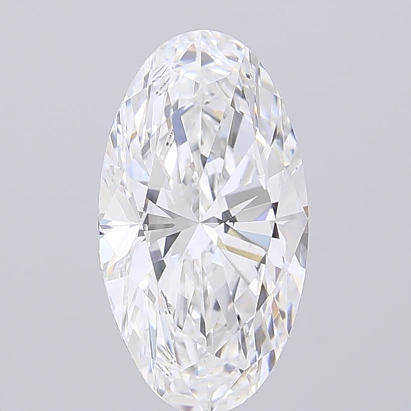 3.02 ct. oval Lab Grown Diamond front image