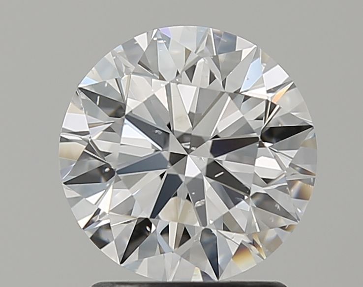 Diamant Rond 1.70 ct - Couleur D - Pureté SI2