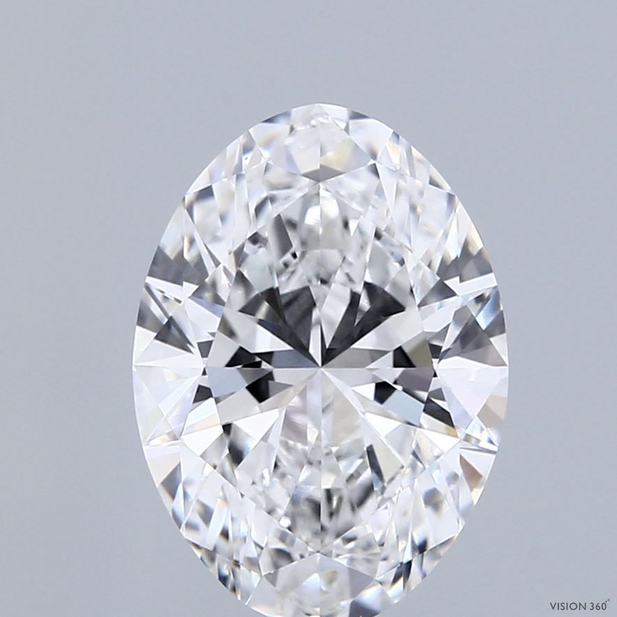 3.00 ct. oval Lab Grown Diamond front image