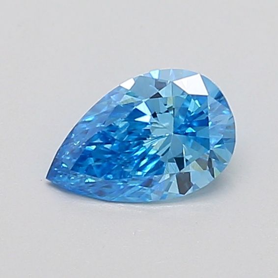 0.4 CT Fancy Vivid Blue PEAR