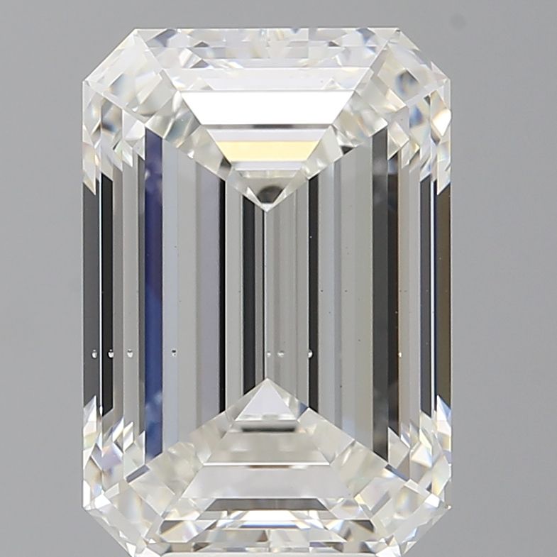 7.09 ct. emerald Lab Grown Diamond front image