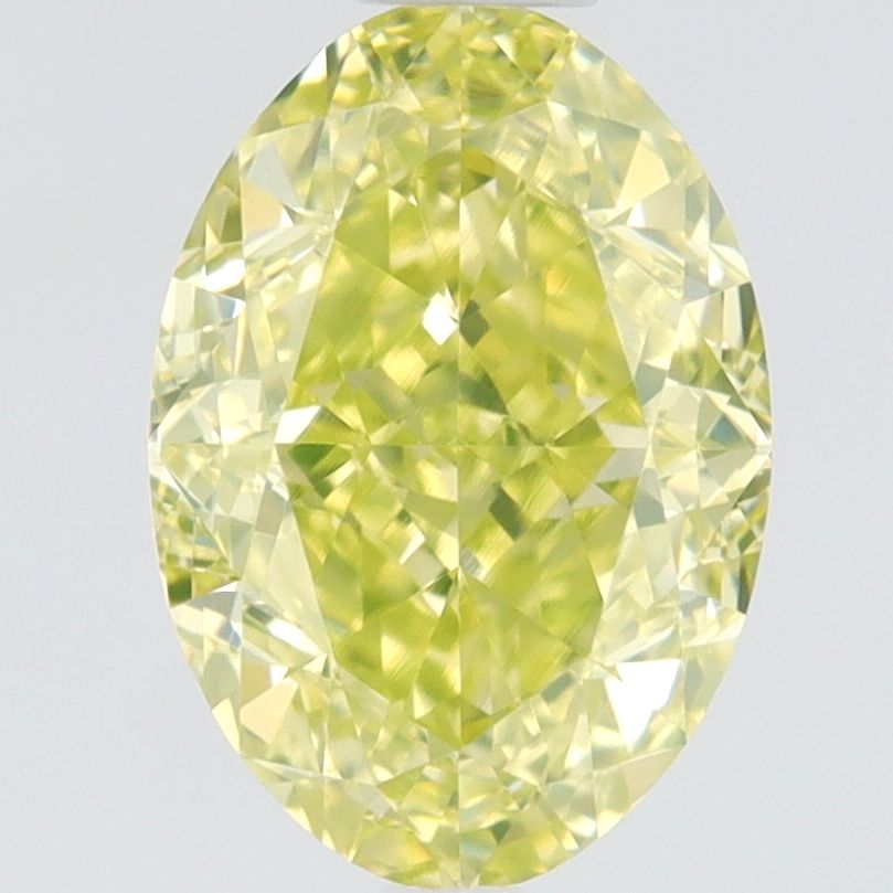 Diament 0.77 ct Fancy Intense Greenish Yellow/VVS1