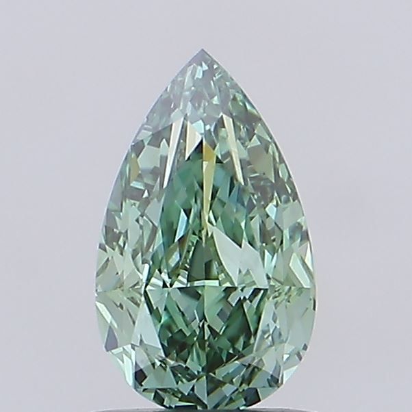 1.3 CT Fancy Vivid Green PEAR