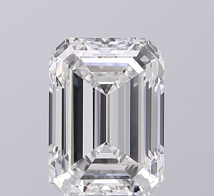 3.01 ct. emerald Lab Grown Diamond front image