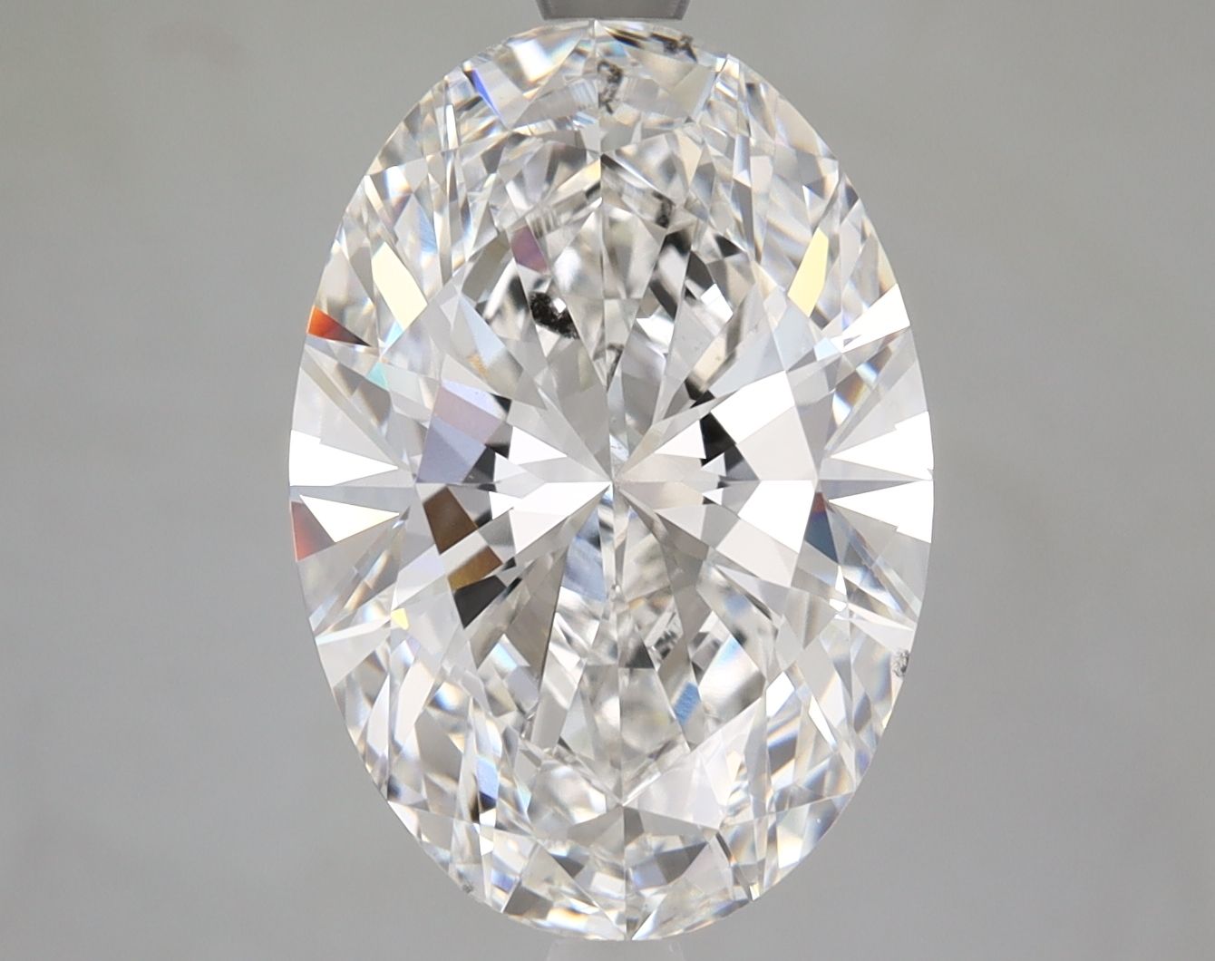 5.02 ct. oval Lab Grown Diamond front image