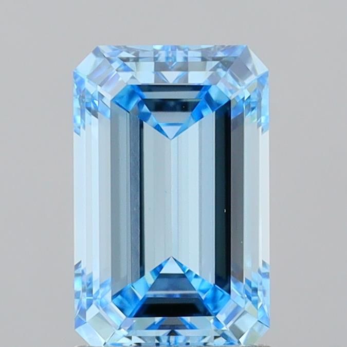 1.83 CT Fancy Vivid Blue EMERALD