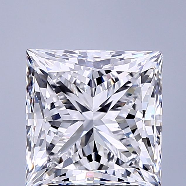3.78 ct. princess Lab Grown Diamond front image