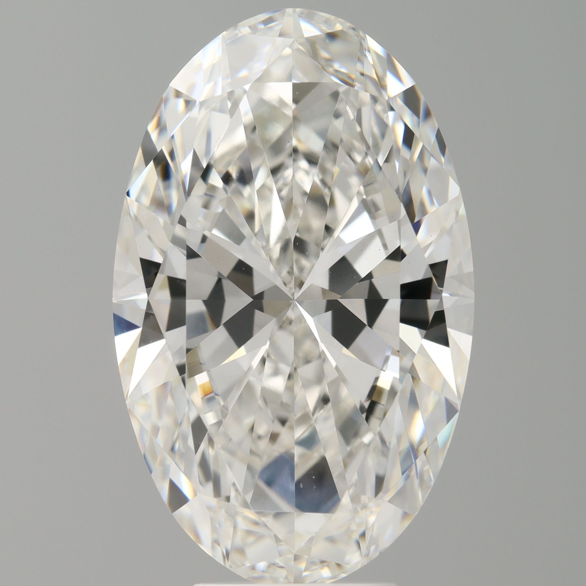 7.04 ct. oval Lab Grown Diamond front image
