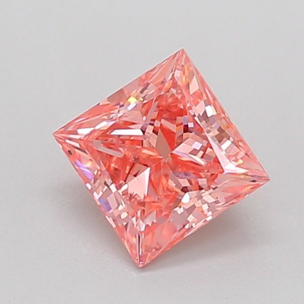 0.91 CT Fancy Vivid Pink PRINCESS