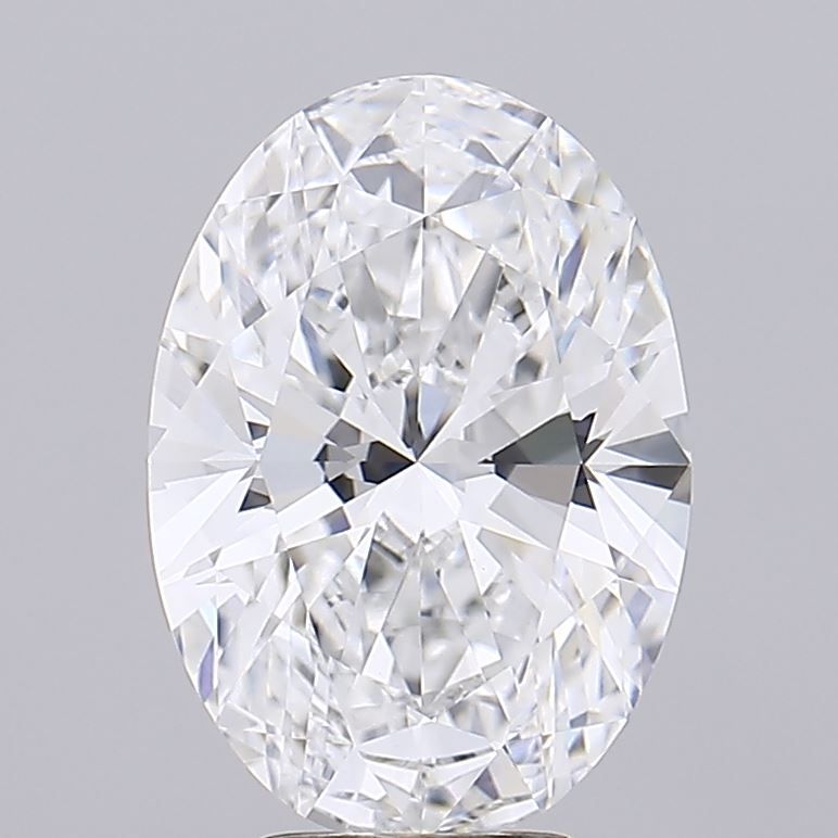 5.09 ct. oval Lab Grown Diamond front image