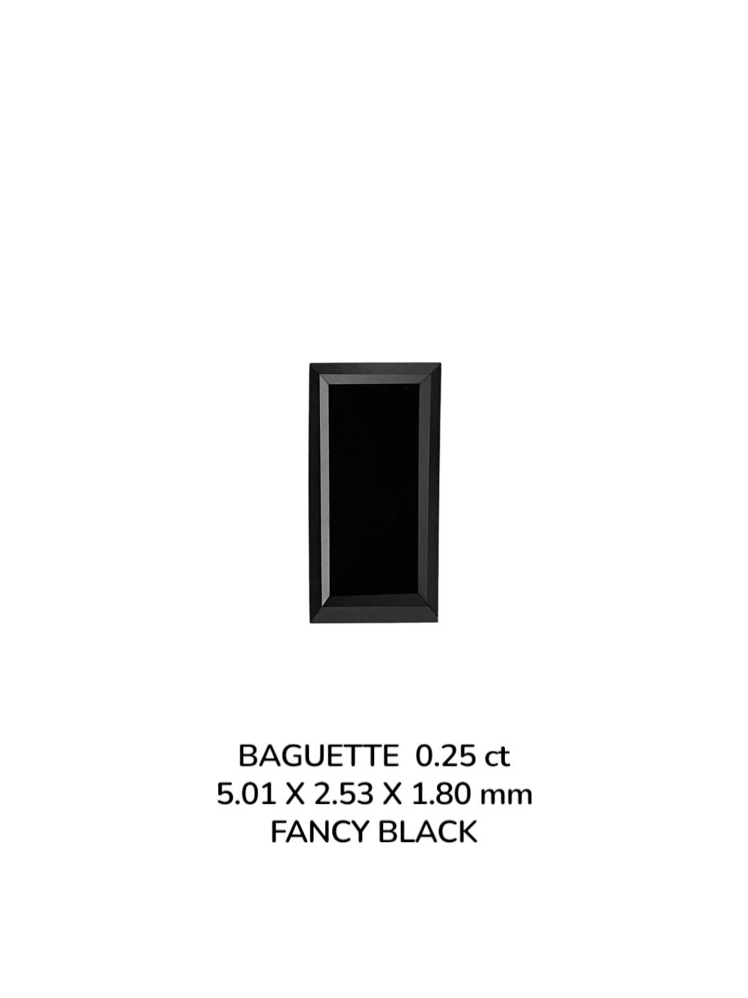 Diament 0.24 ct Fancy Black/VVS2