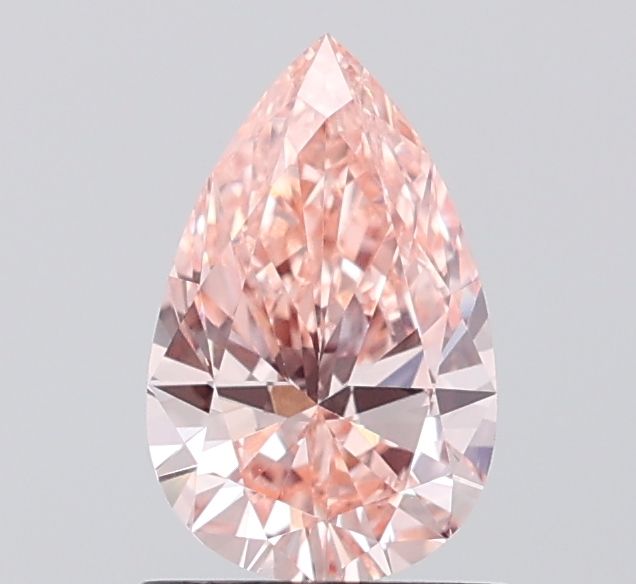 1.0 CT Fancy Intense Pink Brown PEAR