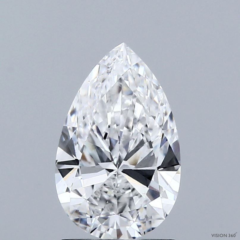 1.64 ct. pear Lab Grown Diamond front image