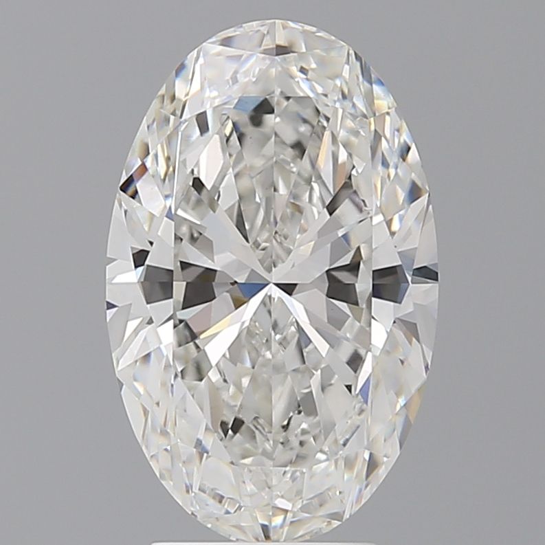 4.07 ct. oval Lab Grown Diamond front image