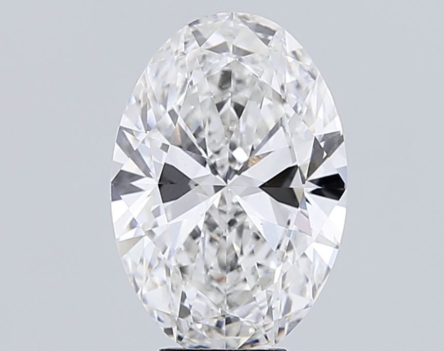6.53 ct. oval Lab Grown Diamond front image