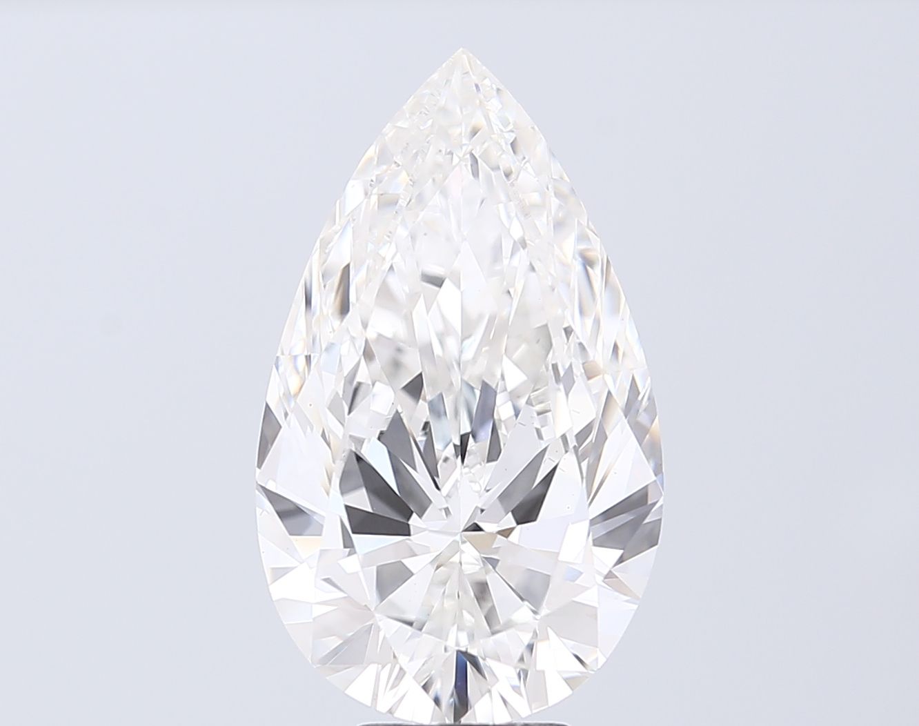 7.01 ct. pear Lab Grown Diamond front image