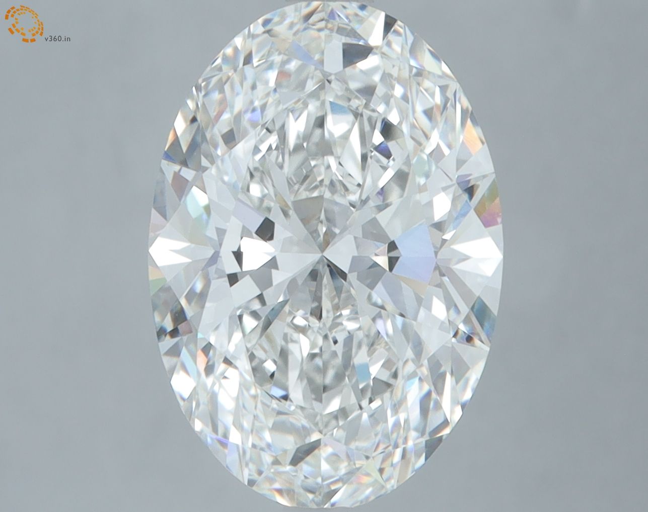 5.07 ct. oval Lab Grown Diamond front image