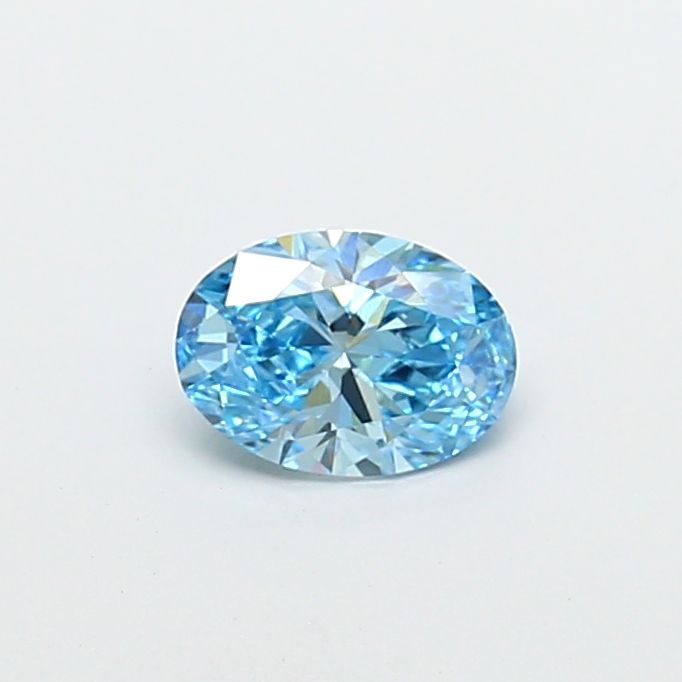 1.02 CT Fancy Vivid Blue OVAL