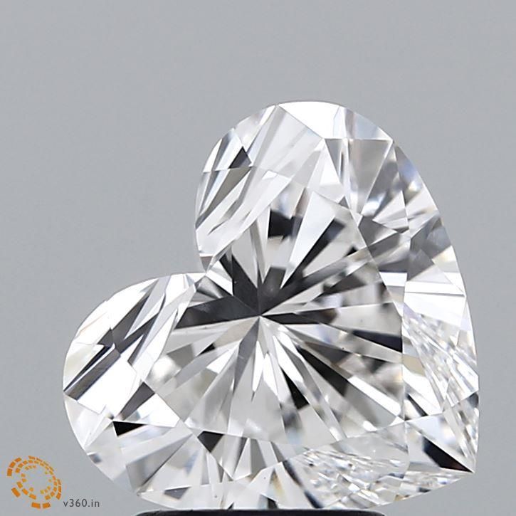 2.58 ct. heart Lab Grown Diamond front image
