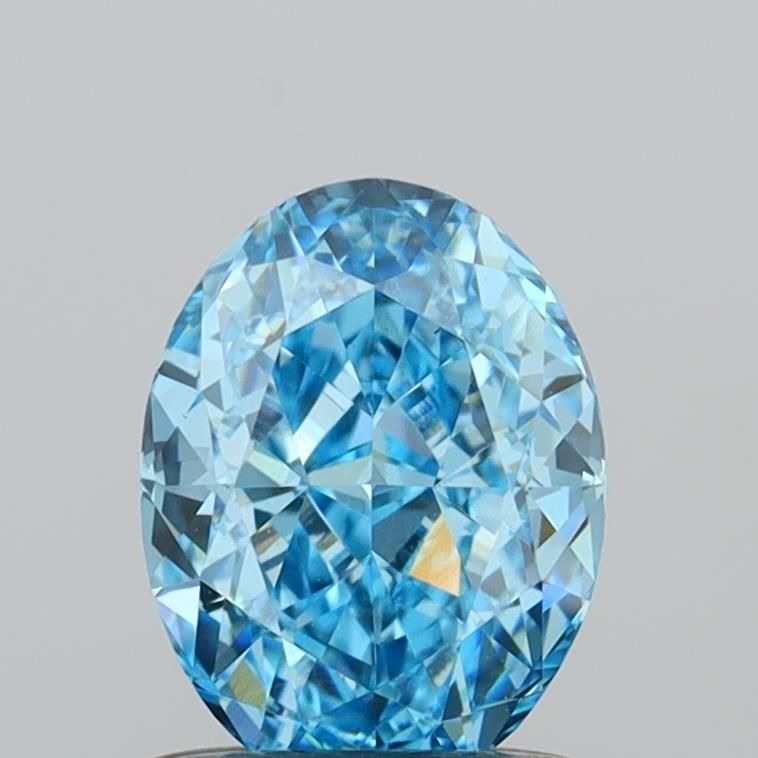 1.03 CT Fancy Vivid Blue OVAL
