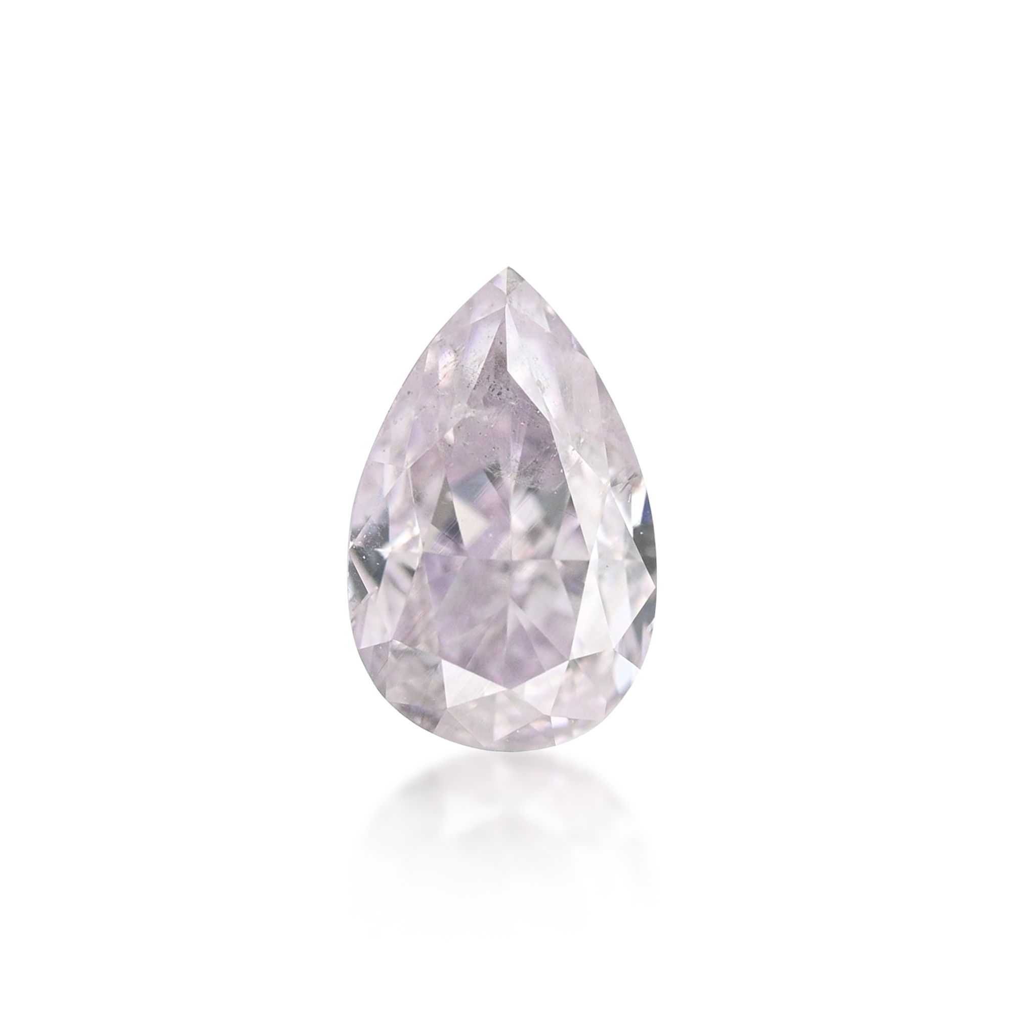 Diament 0.2 ct Fancy Light Brown Purple/