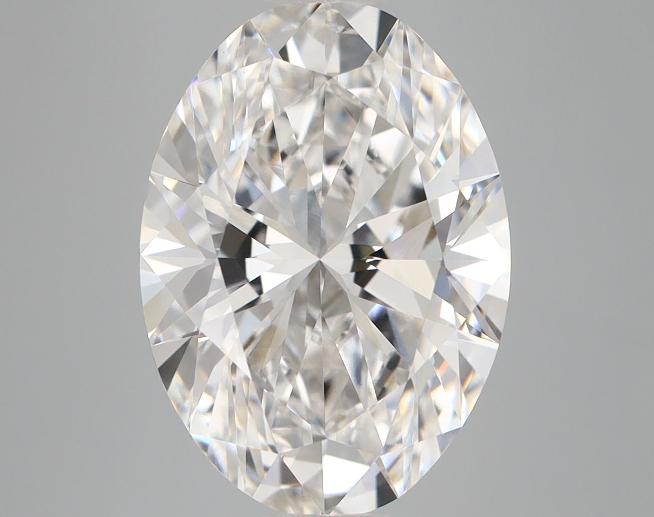 6.09 ct. oval Lab Grown Diamond front image