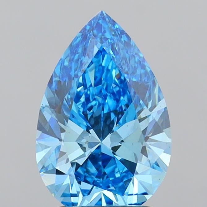 2.0 CT Fancy Vivid Blue PEAR
