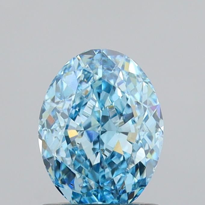 1.03 CT Fancy Vivid Blue OVAL