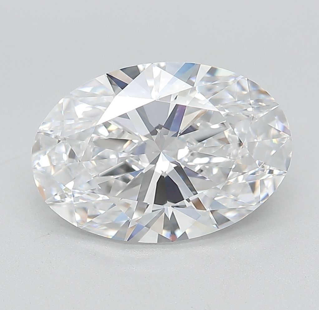 3.38 ct. oval Lab Grown Diamond front image