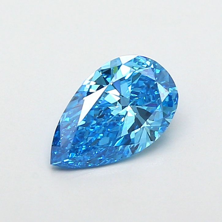 0.82 CT Fancy Vivid Blue PEAR