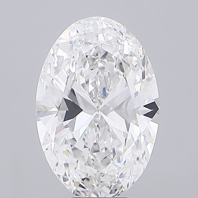 7.01 ct. oval Lab Grown Diamond front image
