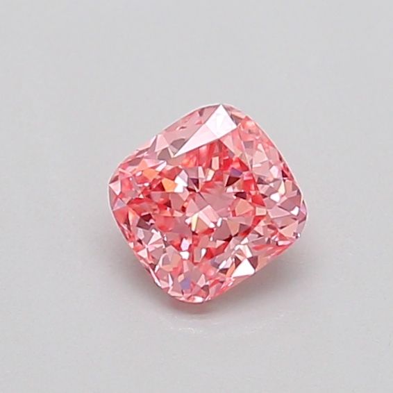 0.35 CT Fancy Vivid Pink CUSHION MODIFIED