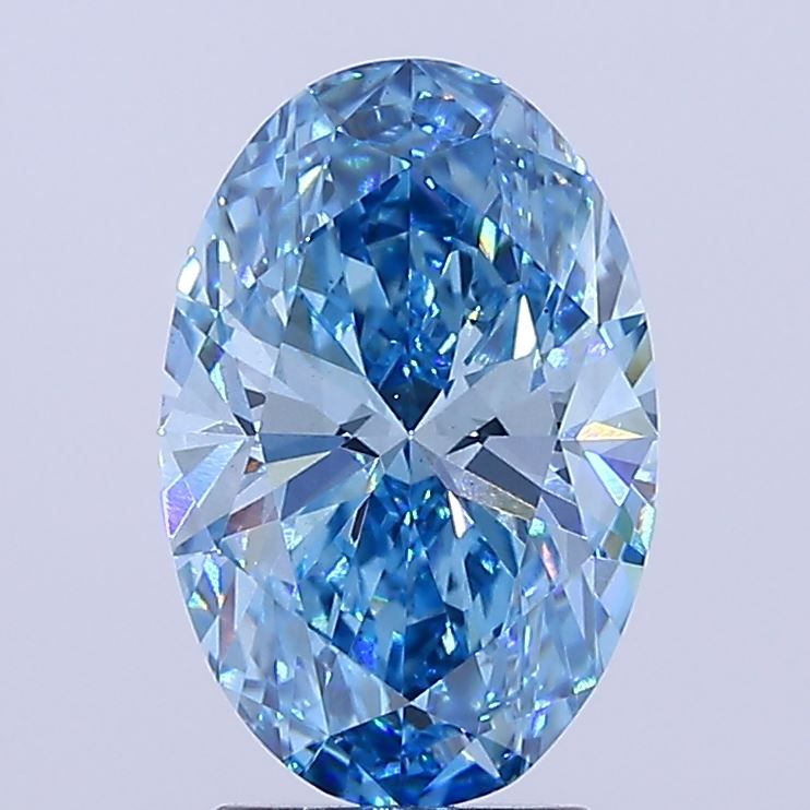 3.09 ct. oval Lab Grown Diamond front image
