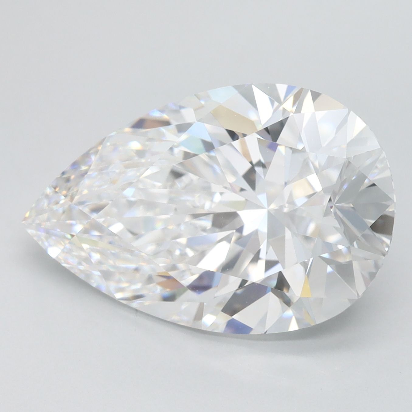 5.23 carat d FL EX Cut IGI pear diamond