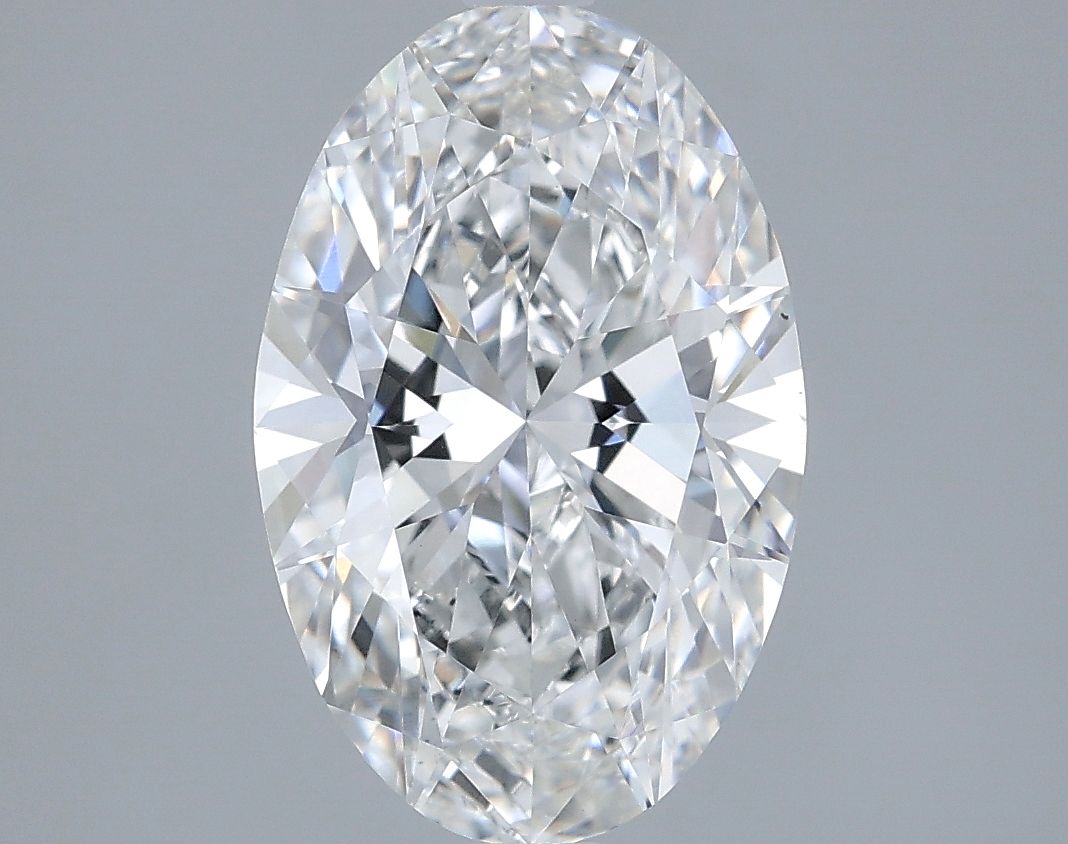 3.42 ct. oval Lab Grown Diamond front image