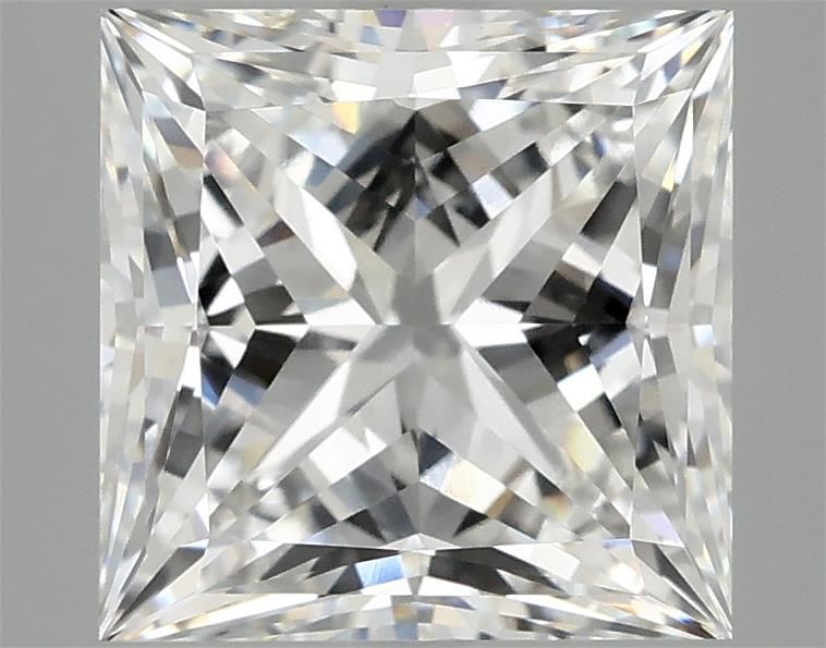 4.10 ct. princess Lab Grown Diamond front image