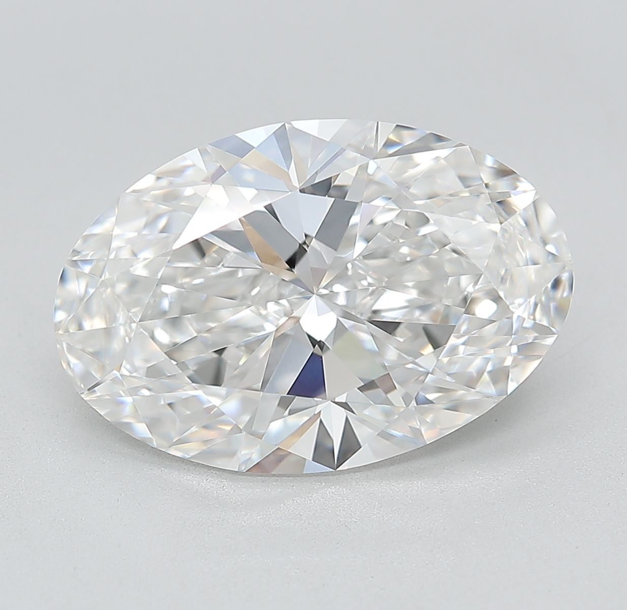 5.74 ct. oval Lab Grown Diamond front image