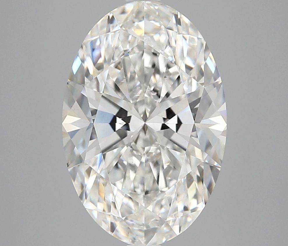 5.24 ct. oval Lab Grown Diamond front image