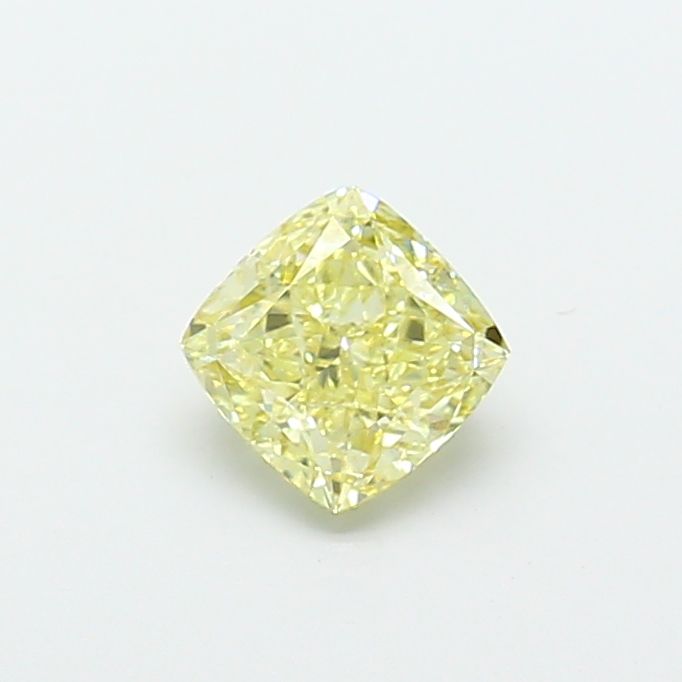 1.44 CT Fancy Yellow CUSHION MODIFIED