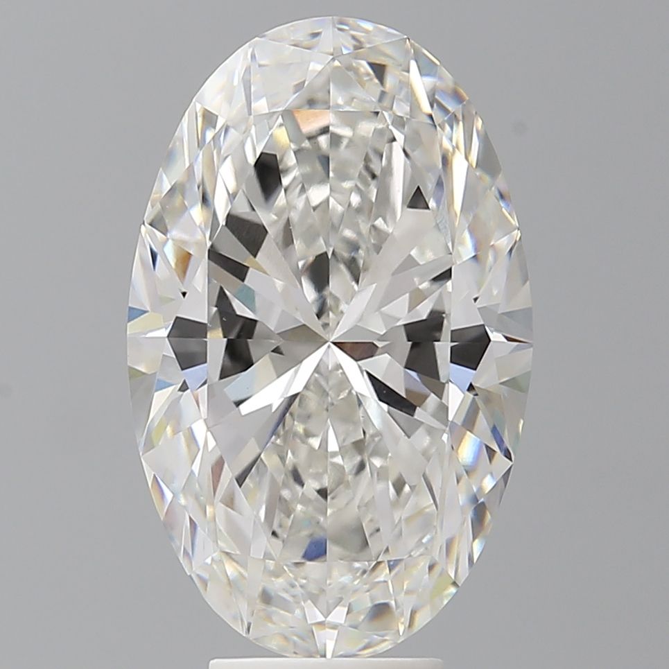 7.08 ct. oval Lab Grown Diamond front image